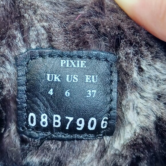 Hotter Purple Suede Bootie Boots 6 Fur Lined - Picture 8 of 11